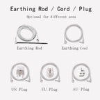 10% Silver Fiber Flat Bedsheet with Earthing Cord Conductive Antistatic Health Protection Sheet Grounded Release Stress