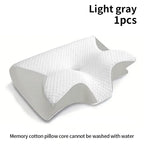New 2 in 1 Ergonomic Memory Foam pillow Help Sleep,Protect The Neck Cervical Orthopedic Travel Neck Pillow For Sleeping For Home