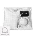 10% Silver Fiber Flat Bedsheet with Earthing Cord Conductive Antistatic Health Protection Sheet Grounded Release Stress
