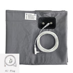 10% Silver Fiber Flat Bedsheet with Earthing Cord Conductive Antistatic Health Protection Sheet Grounded Release Stress