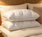 HTMCK 5-Star Hotel Comfortable Sleeping Pillow Three-Dimensional Soft Bilateral Washed Solid Color  Sleeping Pillows