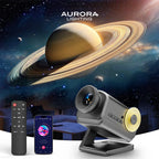 3D Galaxy Projector, 4-in-1 Bluetooth Speaker & Timer, 60 Scenes, Starry Night Light for Bedroom Party Decor, Gifts Kids Adults
